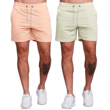 Imagem de KIT 2 Bermudas Short Masculina Moletinho Casual Adulto - Daze Modas, L