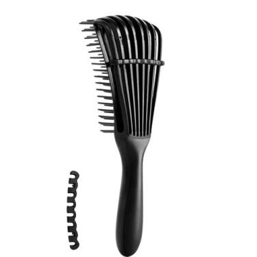 Imagem de Pente Escova Polvo Para Desembaraçar Cabelos Cacheados - NoBrand