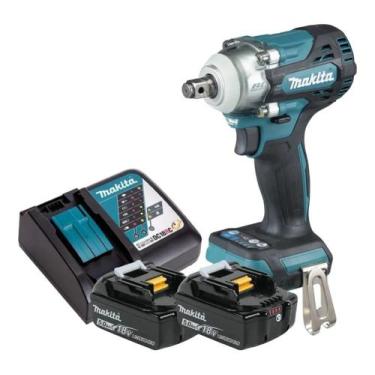 Imagem de Chave De Impacto Dtw300 2 Baterias 5ah + Carregador Bivolt Makita