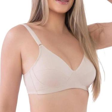 Imagem de Sutiã DelRio 40707 100% Algodão, Areia, 44