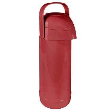 Imagem de Garrafa Térmica 1 Litro Quente Fria Termolar Branco Magic Pump, 1L, Ve