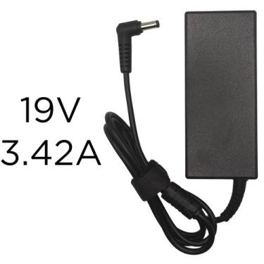 Imagem de Fonte Compatível Notebook Positivo, 19V, 3.42A, 65W, Plug 5.5mm x 1.7m