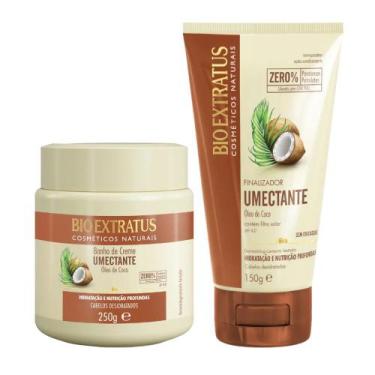 Imagem de Kit Umectante finalização capilar 1 Banho de creme 250ml 1 Finalizador