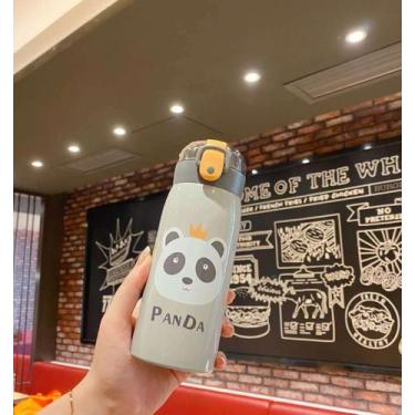 Imagem de Garrafa Térmica Infantil Com Canudo Aço Inox Água,suco Vácuo - Sou Mai