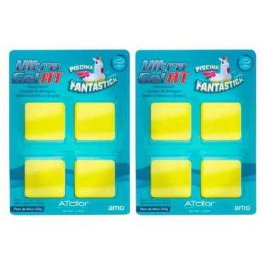 Imagem de Kit 2 Gel Clarificante Piscina Super Ultragel 100g Atcllor - Geral