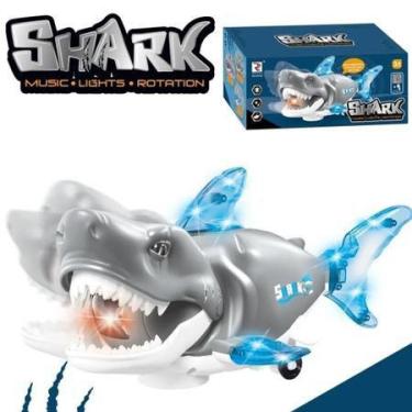 Imagem de Brinquedo Tubarão Baby Shark Eletrônico Com Luz e Som para Crianças Br