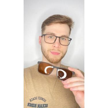 Imagem de Armação Óculos Clipon 2 Em 1 Grau Quadrado Eliezer - Palas Eyewear