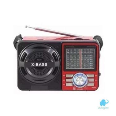 Imagem de Rádio Vintage Retro com USB 1088 VERMELHO - Booglee