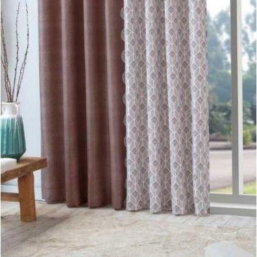 Imagem de Cortina Combinada Seul 4,00 X 2,50 Cm  Sultan, Cinza