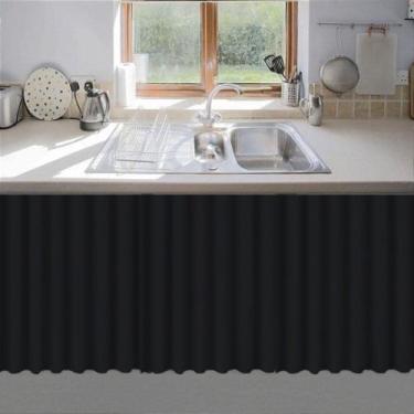Imagem de Cortina para pia de cozinha/balcao 2,80x0,80 - J&C ACESSÓRIOS PARA COR