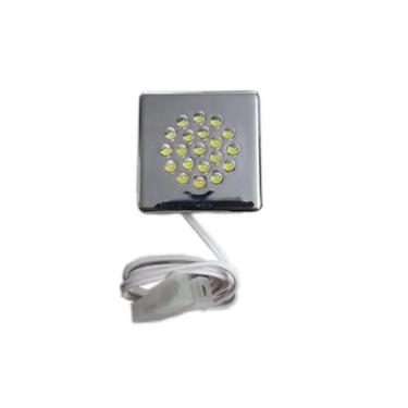 Imagem de Luminária Led Cromada De Embutir Em Móveis Lumitek Polaris