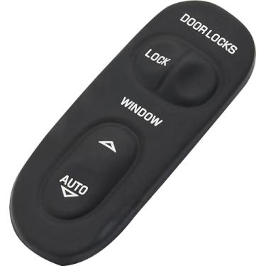 Imagem de ZAPOSTS Interruptor de janela elétrica mestre do lado do passageiro serve para Chevrolet Corvette C5 1997-2004. Interruptores de controle OE: 19209382