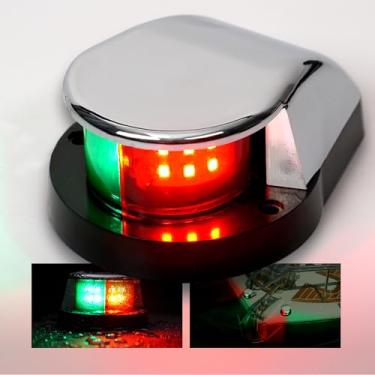 Imagem de Luzes de navegação para barcos Pontão de luz de arco bicolorido, Skeeter, Power Boat e Skiff Lâmpada de navegação marinha LED