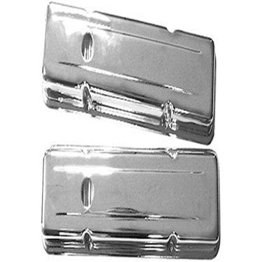 Imagem de Mr. Gasket Tampa de válvula cromada 9800 - Par