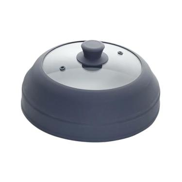 Imagem de Generic Tampa de micro-ondas para alimentos, tampa de prato de micro-ondas, resistente, fácil de limpar, tampa de micro-ondas, proteção multiuso de silicone, S