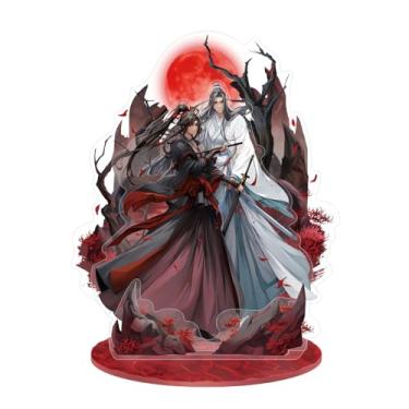 Imagem de YJacuing Grandmaster of Demonic Cultivation: Suporte de acrílico Mo Dao Zu Shi, boneco colecionável oficialmente licenciado The Untamed Wei Wuxian LAN Wangji (5º aniversário)