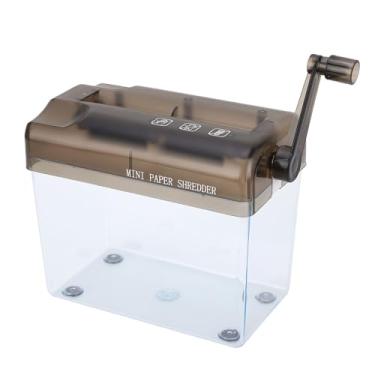 Imagem de Mini Triturador de Mão, Triturador de Papel Portátil A6, Ferramenta de Corte de Papel de Documentos, Triturador Manual, para Escritório, Casa, Escola, Desktop