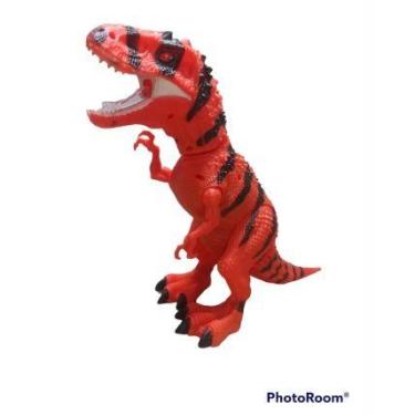 Imagem de Dinossauro Anda Som Luz Projeta imagens Bota ovo luz e som. - toys