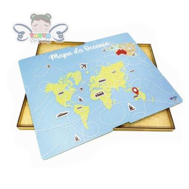 Imagem de Caixa para Mapa da Oceania - Thoth