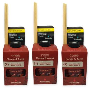 Imagem de Kit 3 Difusor Ambiente Casa Vareta Luz Aromas Perfumado Odorizador 280