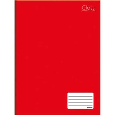 Imagem de Caderno de brochura 96 folhas 200 mm x 275 mm - Foroni, VERMELHO 35,89