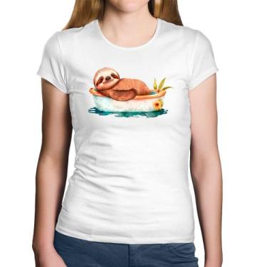 Imagem de Baby Look Algodão Ursinho Panda Relaxando Na Piscina - Foca na Moda, B