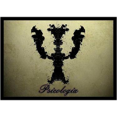 Imagem de Quadro Decorativo Psicologia Medicina Consultórios Símbolo Salas Lojas