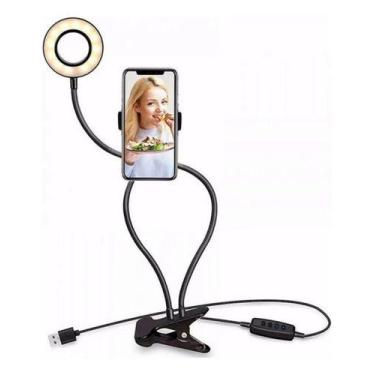 Imagem de Ring Light de Mesa para Celulares - Vídeos e Fotos com Iluminação de Q