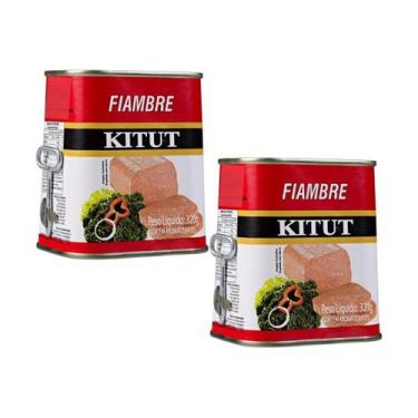 Imagem de Kit 2 Kitut Fiambre Bovino Enlatado 320g