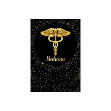 Imagem de Painel De Festa Vertical 1,50 x 2,20 - Profissão Medicina Efeito Glitt