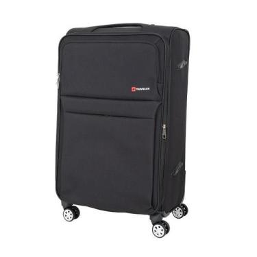 Imagem de Mala De Viagem Grande 32kg 4 Rodas Travelux Geneva II G, Preto