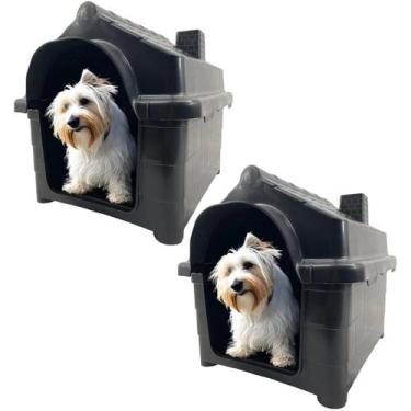 Imagem de 02x Casinha Pet para Cachorro Gato Conforto e Segurança Casa N3 - Supr