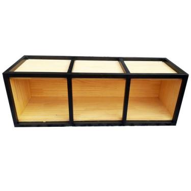 Imagem de Nicho / Estante de Parede - Madeira e Ferro - Estilo Industrial - Mode