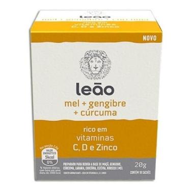 Imagem de Chá Leão Mel Gengibre E Curcuma, Chá Leão Mel Gengibre E Curcuma