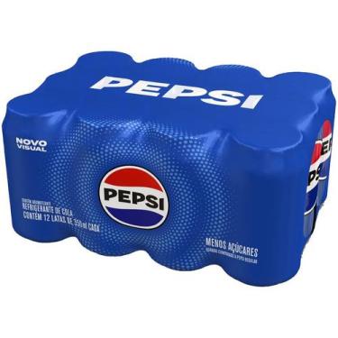 Imagem de Refrigerante Pepsi Lata 350ml Pack 12 Unidades