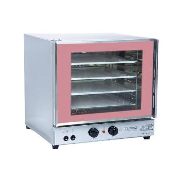 Imagem de Forno Elétrico de Convecção FETP Rosa 4 Assadeiras Modelo Turbo Profes