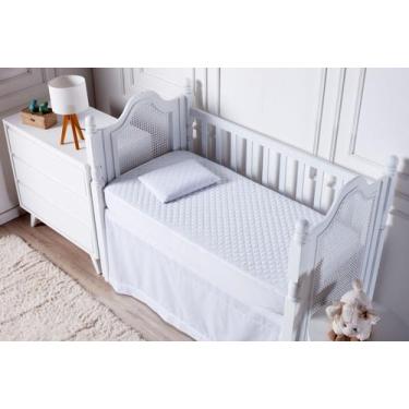 Imagem de Capa Protetor De Colchão Impermeável Para Berço 130x70 - Enxovais Aqua