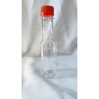 Imagem de Frasco 150ml Transparente Cristal com Tampa de rosca  Kit com 50 Unida