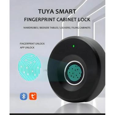 Imagem de Fechadura Eletrônica Inteligente Com Impressão Digital Tuya Compatível