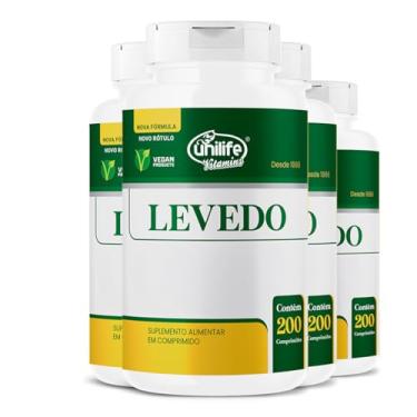 Imagem de Levedo De Cerveja + Complexo B 450mg Unilife 200 Comps 4un