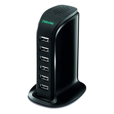 Imagem de HUB Movitec, Carregador 6 portas USB - HB-01