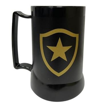 Imagem de Caneca Gel do Botafogo Escudo Dourado 400ml - Oficial