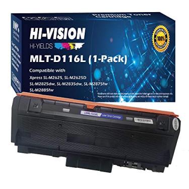 Imagem de Cartucho de toner preto de alto rendimento compatível com Samsung MLT-D116L para Xpress M2885FW, M2835DW, M2825FD, M2875FW, M2875FD, M2625D impressoras a laser (1 pacote)