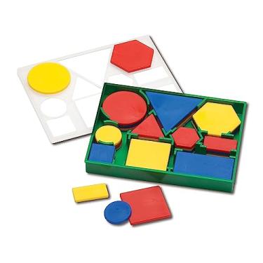 Imagem de Conjunto de mesa de plástico com blocos de atributos