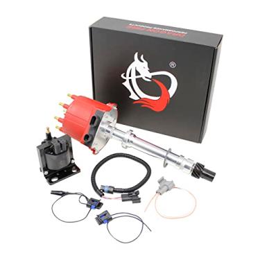 Imagem de AIP Electronics Pacote de energia marítima completo com derivação de sincronismo de bobina distribuidor EST e chicotes de fiação compatível com Mercruiser Penta OMC 5.0L 5.7L 7.4L 8.2L V8 Kit de