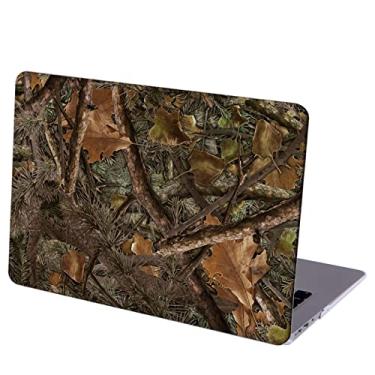 Imagem de MINGDAO Capa compatível com MacBook Pro de 13 polegadas, capa protetora rígida com capa de teclado (M1 A2338 A2289 A2251 A2159 A1989 A1706 A1708, versão 2016-2020) - Camuflagem realista da selva-6