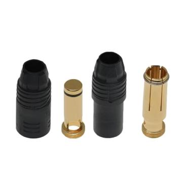 Imagem de 2 Conjuntos De Originais; AS150,R,plugue De Aeromodelo;Com Resistência; 7mm; Cabeças Masculinas E Femininas; Vermelho, Preto; AS150-MR/AS150-F(2 sets of black-R)