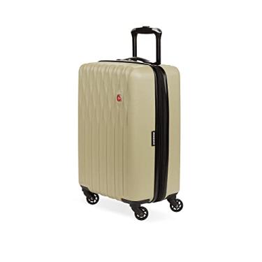 Imagem de SwissGear 8018 Mala rígida expansível com rodas giratórias, areia, bagagem de mão 50 cm, Arena, Carry-On 20-Inch, 8018 Mala rígida expansível com rodas giratórias