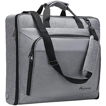 Imagem de Modoker Bolsa de roupa de terno com alça de ombro, bolsa de mão pendurada para homens, mulheres, viagens de negócios, Cinza, One Size, Personalizado