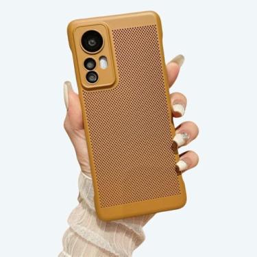 Imagem de Capa de malha respirável ultrafina com dissipação de calor para Xiaomi Mi 12 13 11 Lite para Redmi Note12 11 10 9 Pro K60 Capa dura lisa fosca, C13, para Note 12 5G